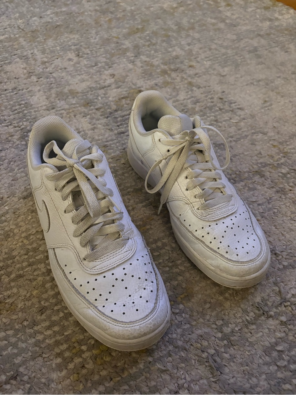 Nike White Low-Top Sneakers
